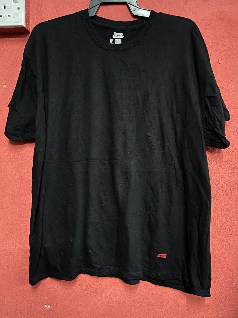 Supreme X Hanes Men s Fashion Activewear on Carousell
