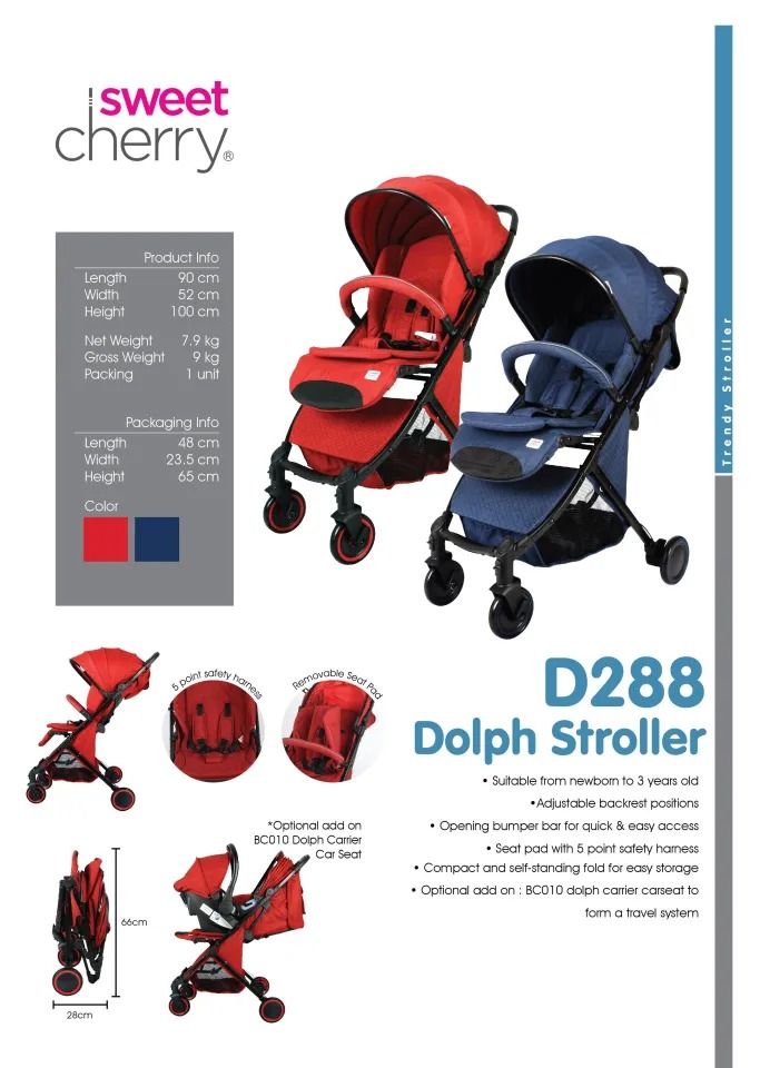 Sweet cherry d288 dolph stroller discount