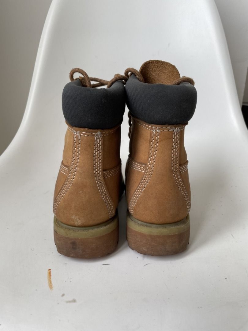 Timberland Women Boots Shoes Tan Brown Genuine Leather Original