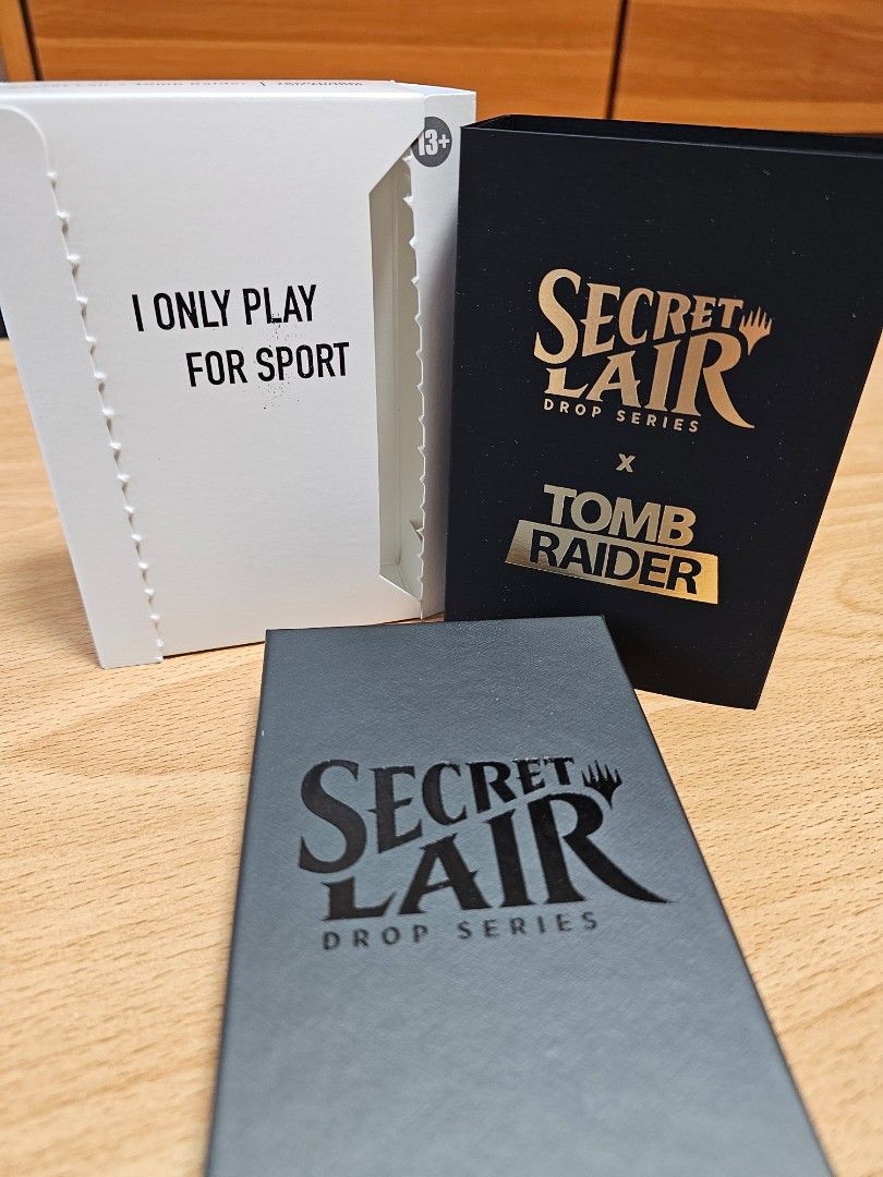 Limited Edition MTG Magic The Gathering Secret Lair X Tomb Raider