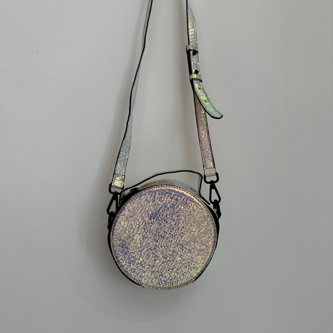 Topshop Circle Iridescent Bag w strap