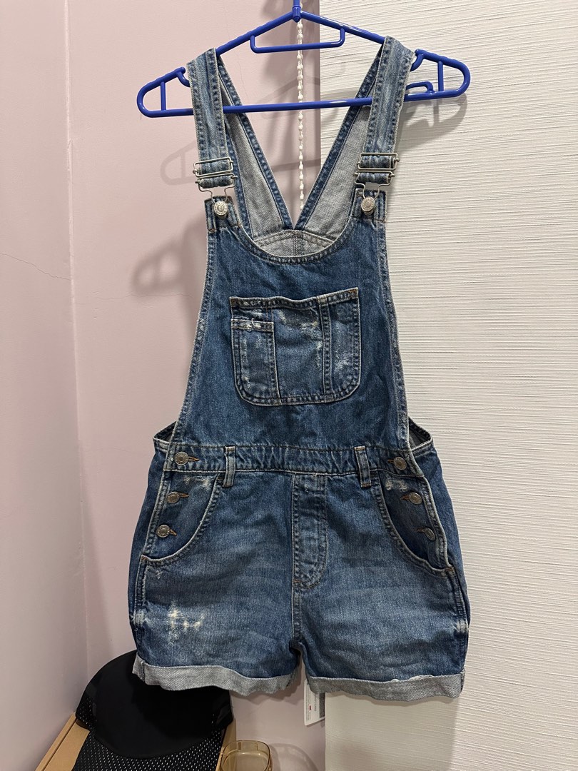 Topshop dungaree shorts store
