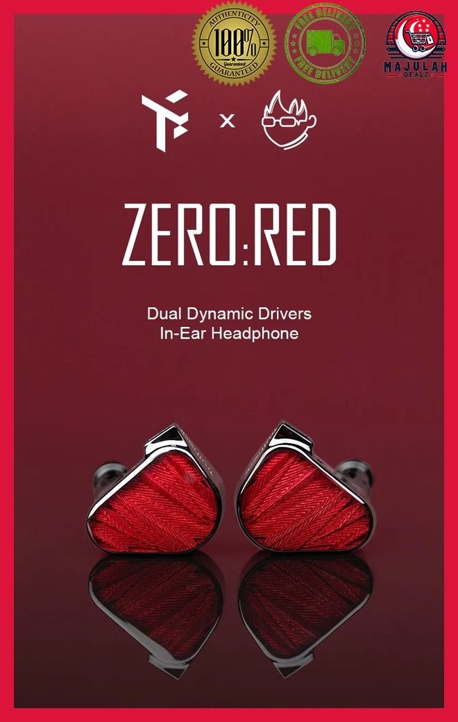 TRUTHEAR x Crinacle ZERO Earphone Dual Dynamic Drivers In-Ear Earphone with  0.78 2Pin Cable Earbuds