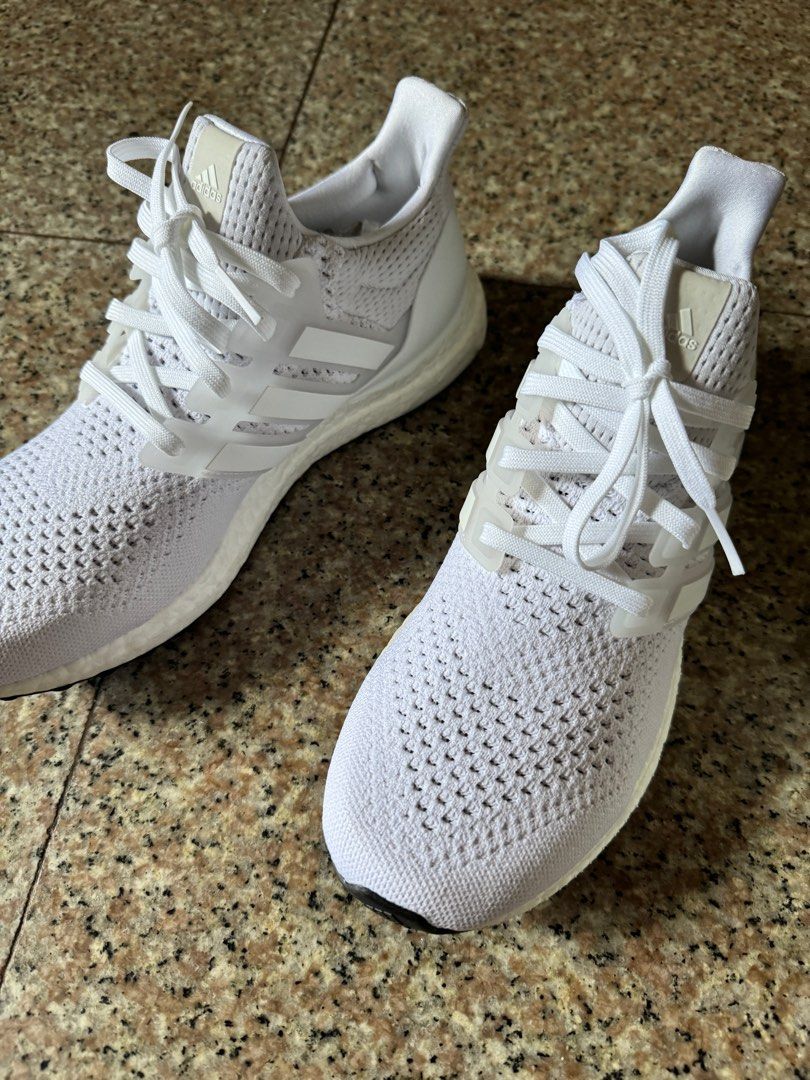 All white ultra boost 1. outlet