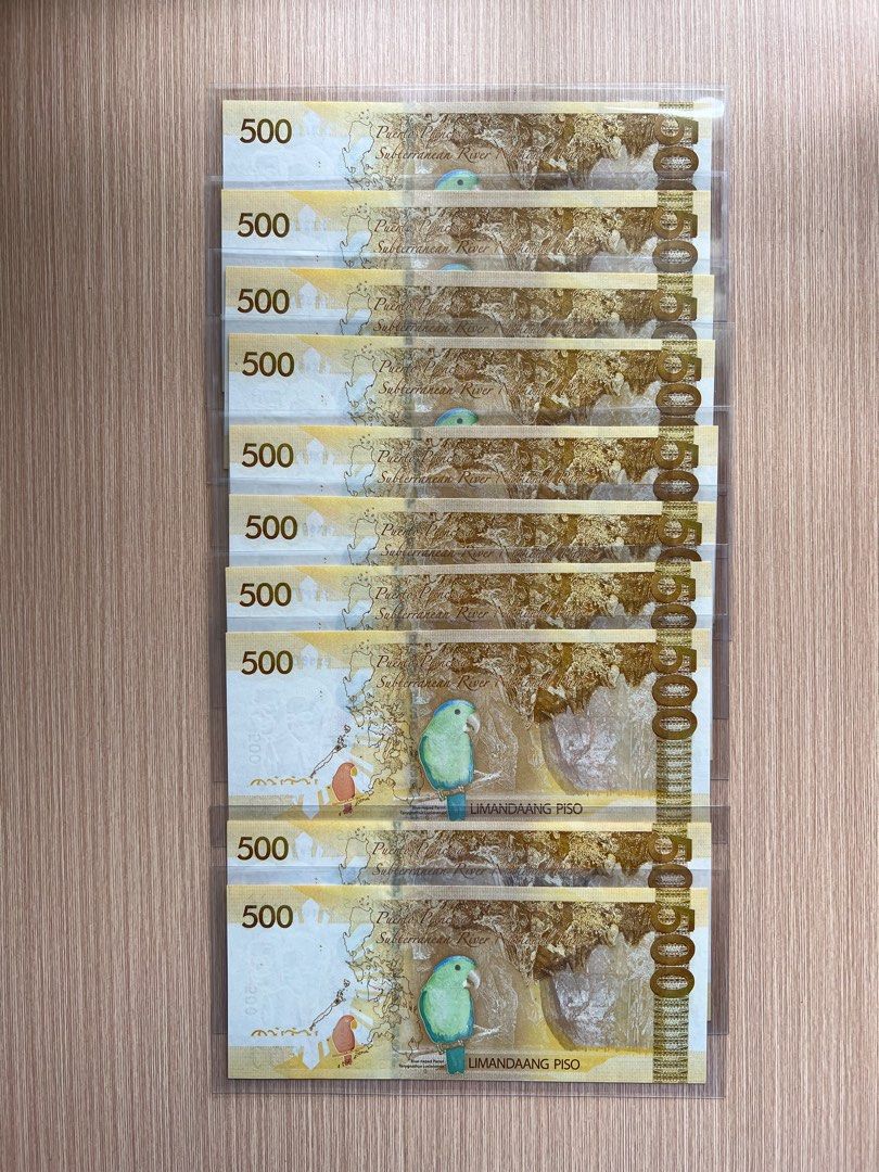 菲律賓UNC500比索111111-1000000一套10張, 興趣及遊戲, 收藏品及紀念品, 錢幣- Carousell