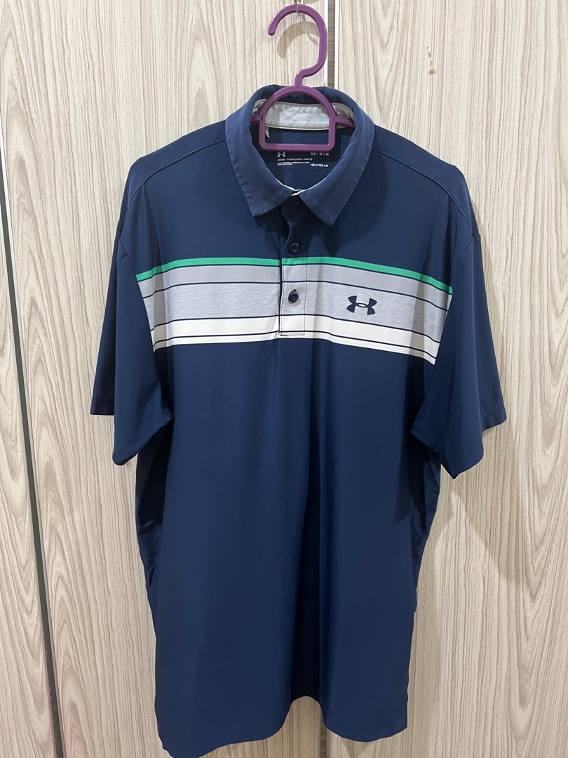 Under armour heatgear golf polo sale