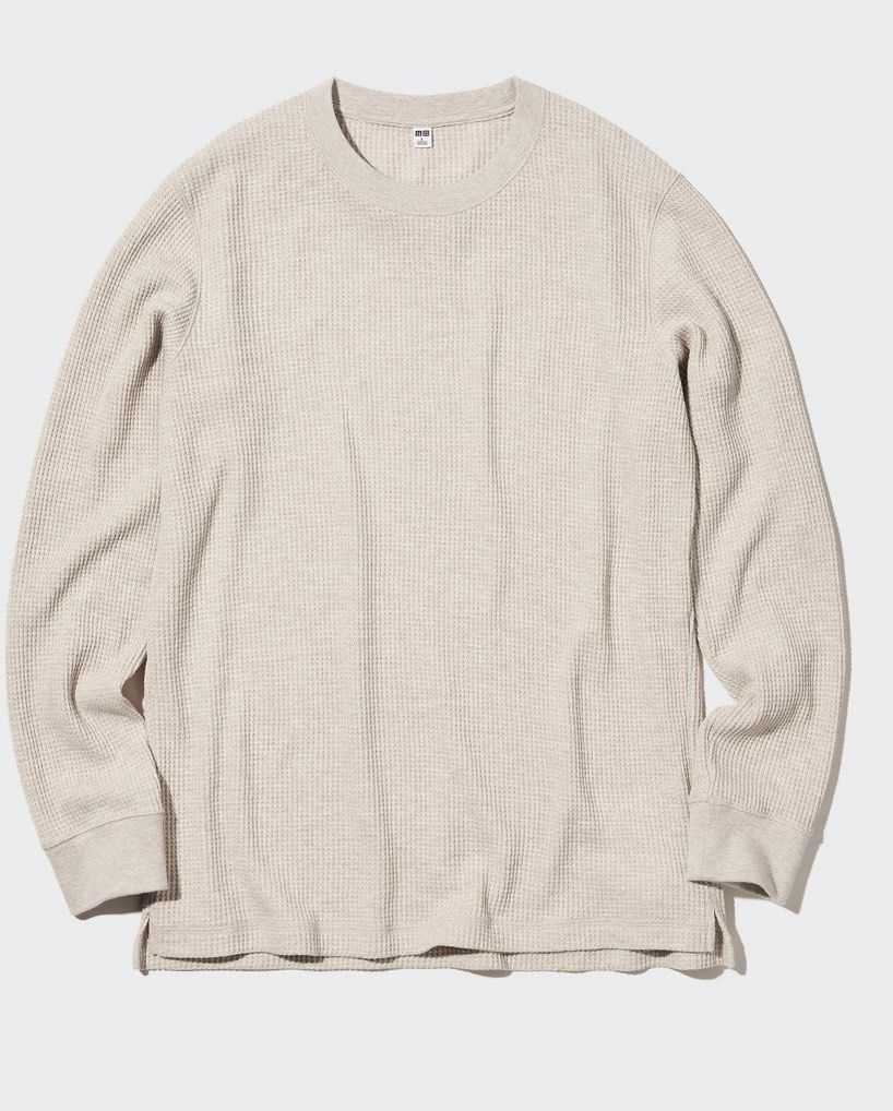 Uniqlo sales waffle sweater