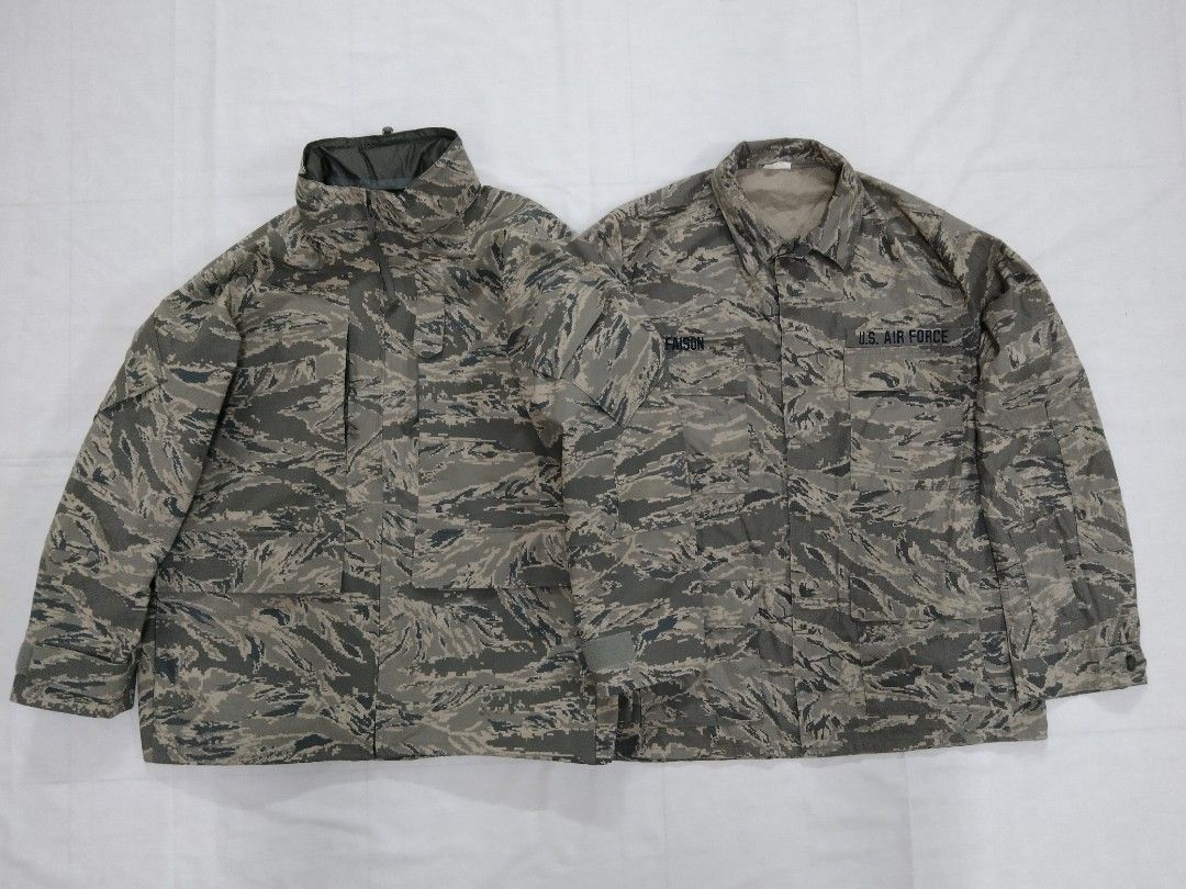 US Air Force Digital Tiger Stripe Camo, APECS Parka, Gore-Tex Raincoat  (AFR02), Women's Fashion, Coats, Jackets and Outerwear on Carousell