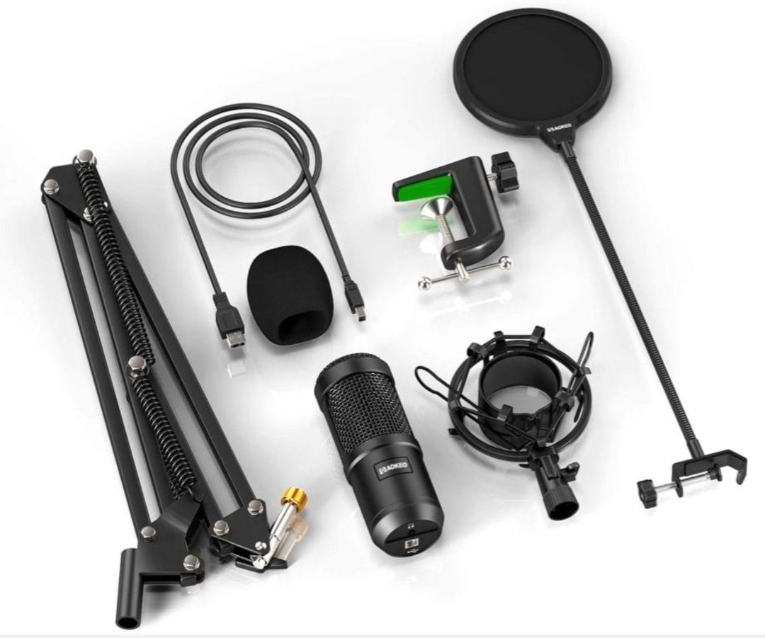 USB Condenser Microphone, Aokeo60 USB set with AK35 Professional PC