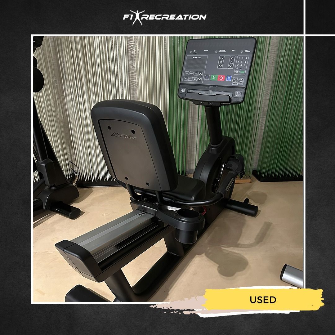 Life fitness stationary bike used online