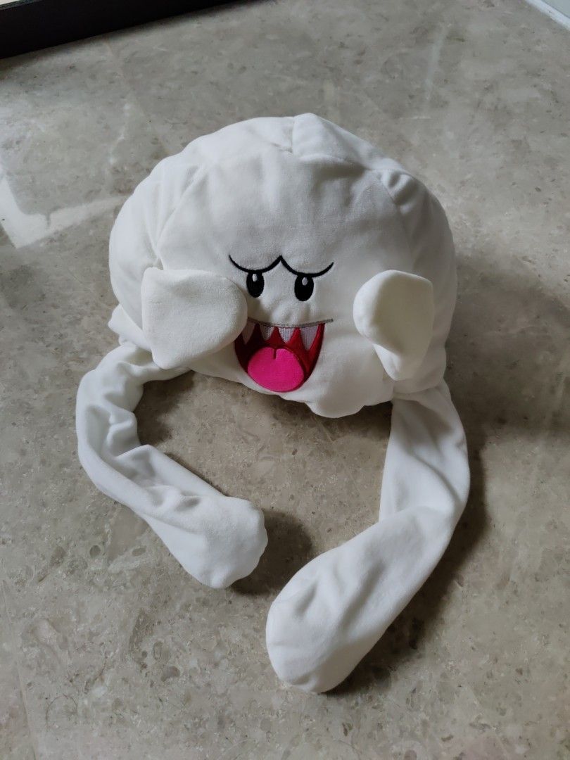 USJ Boo Teresa plush hat with moving flap hands as ears super nintendo world marioland Hobbies Toys Memorabilia Collectibles Fan Merchandise on Carousell