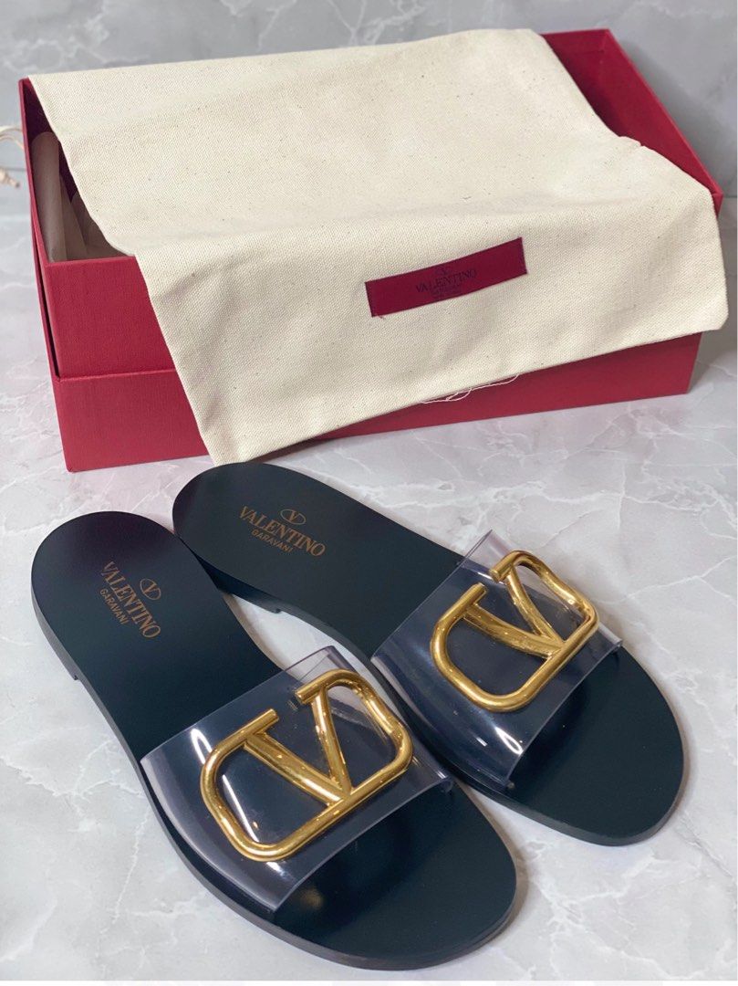 Valentino on sale pvc slides