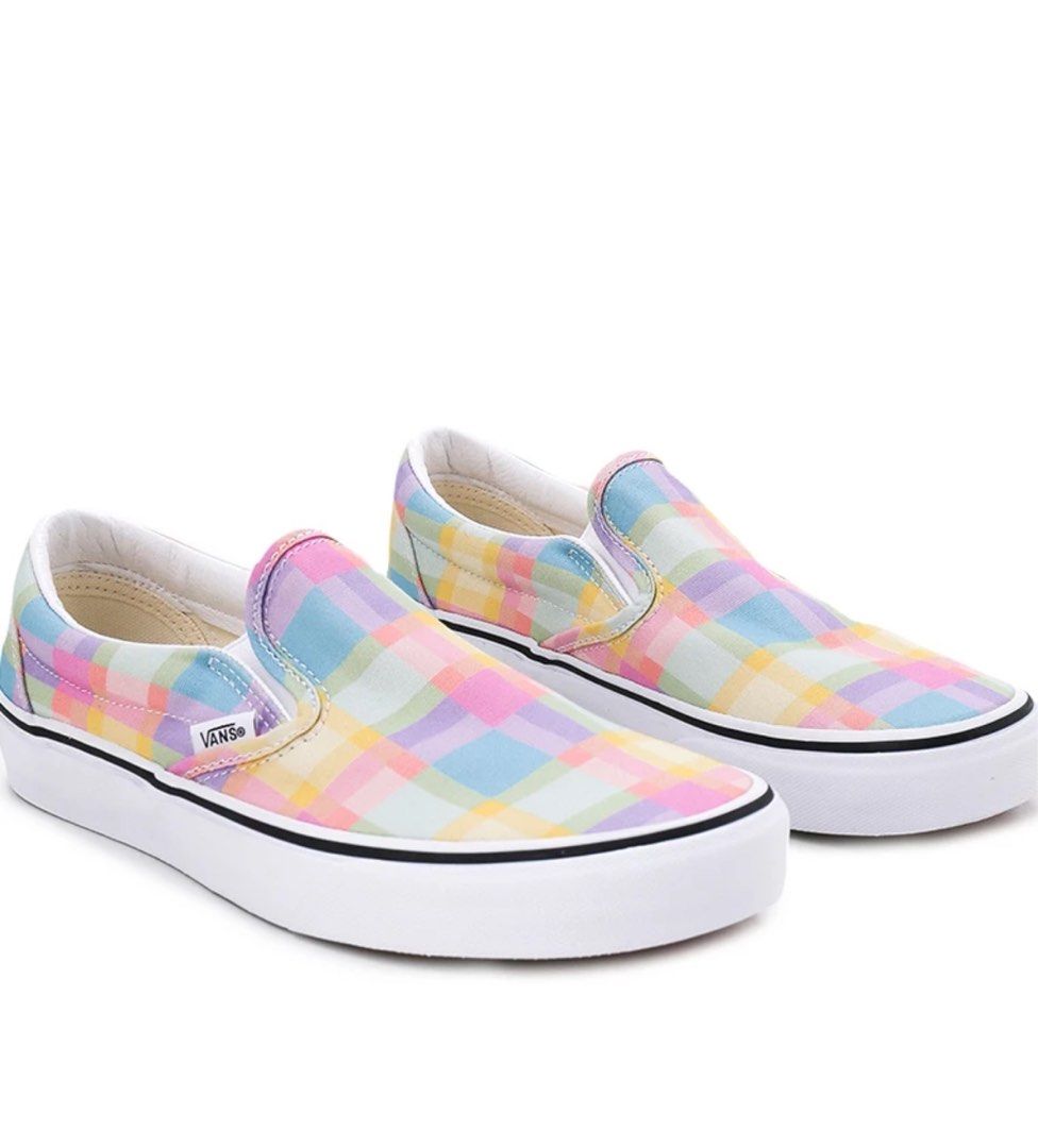 VANS Classic Slip On (Pastel Picnic Mixed Plaid)