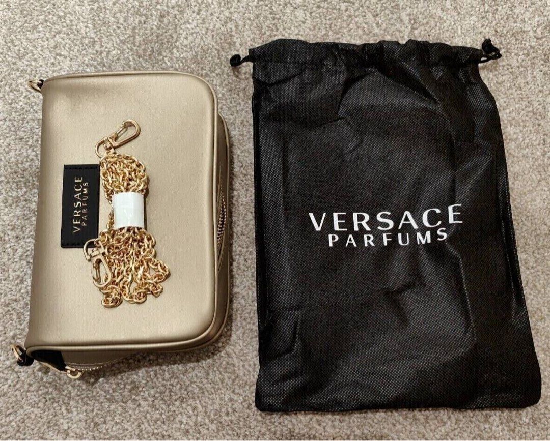 Versace parfums bag gold best sale