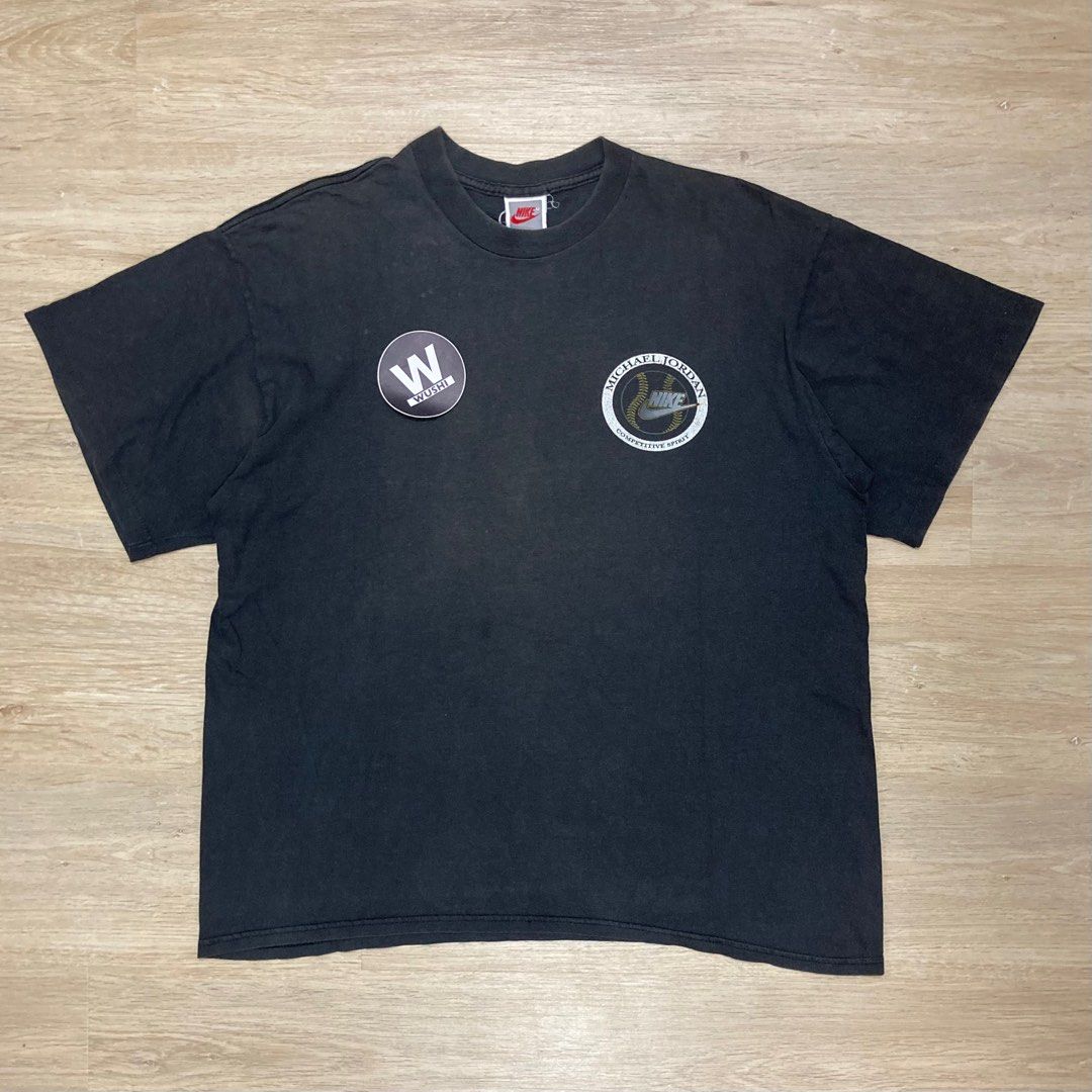 Vintage 90s Nike Michael Jordan Competitive Spirit Baseball Tee