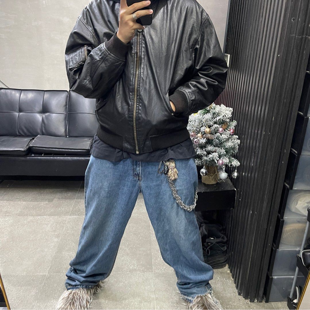 ジャケット・アウター unknown leather riders jacket opium y2k unknown leather riders jacket opium y2k（Opium Buy Leather