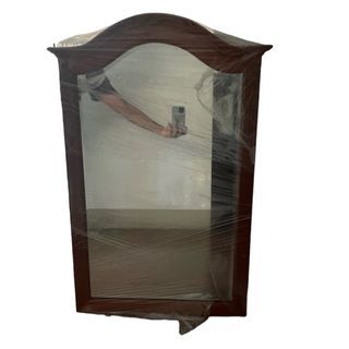 Vintage Large Wooden Mirror