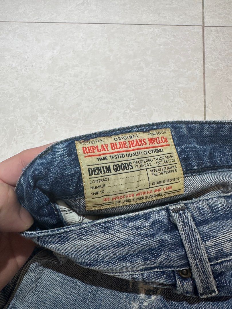 Vintage replay low waist jeans