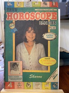 Vintage Tagalog Komiks - True Horoscope Stories - Abril, 1995 - Sharon Cuneta Cover