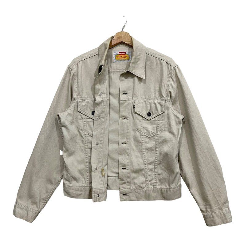 Levis jacket white hot sale