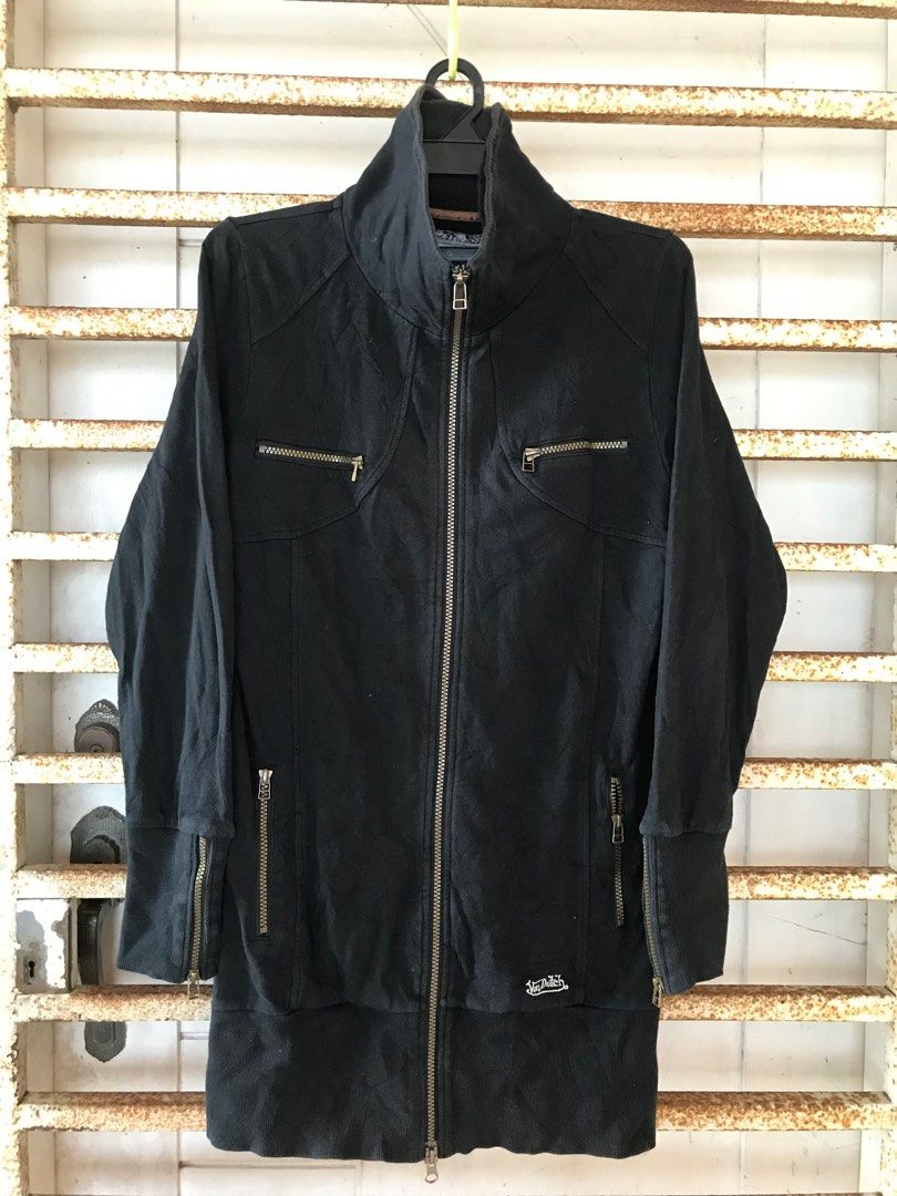 Double zipper deals parka