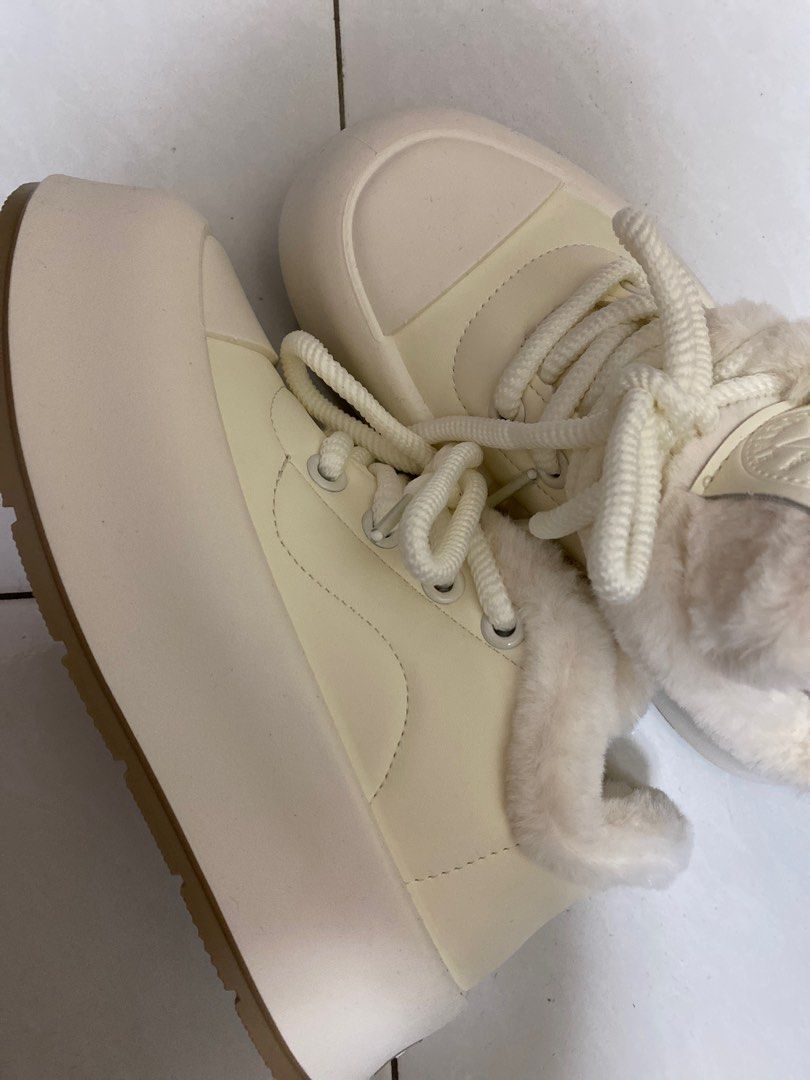 White sneakers sale high heels