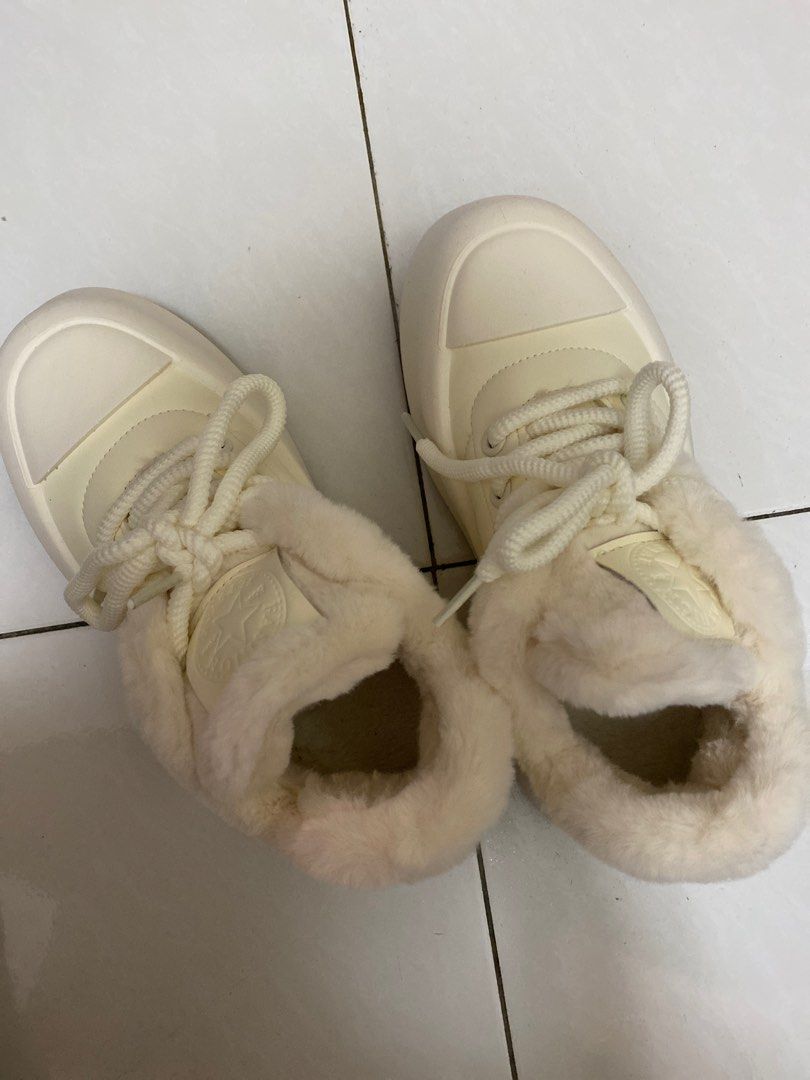 White sneakers with best sale heels