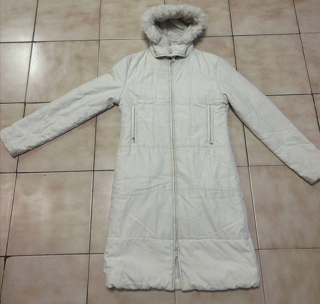 White cheap winter jacket