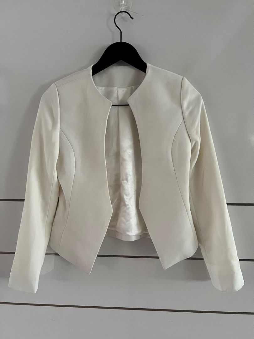 White female blazer jacket online