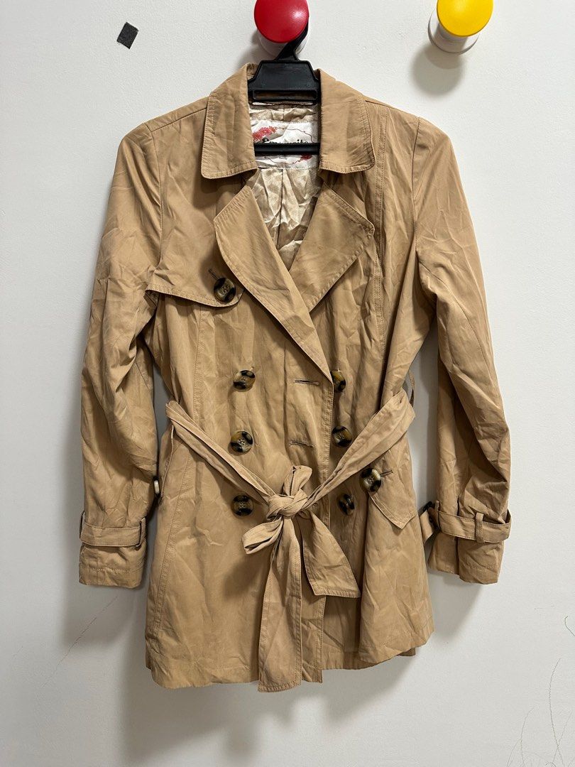 Women Trench Coat XS S Women s Fashion Coats Jackets and