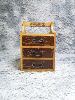 Wooden Drawer Jewelry Oraganizer