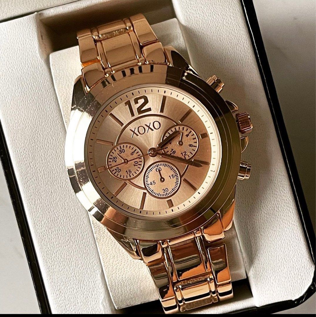 XOXO Women s XO5591 Rose Gold Tone Bracelet Watch