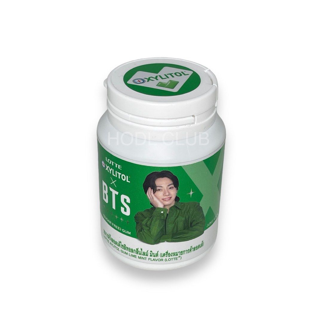 Xylitol x BTS mint chewing gum 58g, Food & Drinks, Packaged & Instant