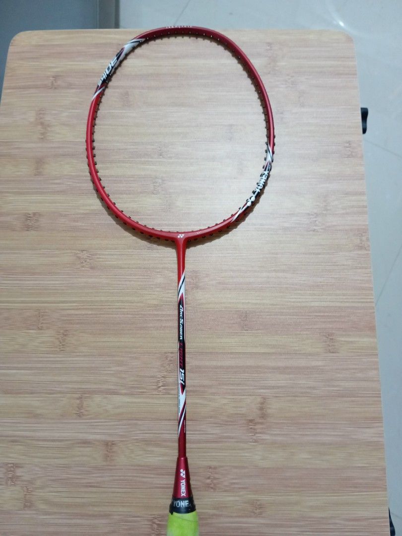 Yonex Arcsaber Light 15i Badminton Racket Sports Equipment Sports Games Racket Ball Sports on Carousell