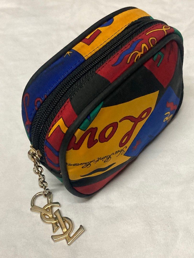 YSL love pouch (Category: Luxury Bags & Wallets) located in Quezon City. Submitted by janisu0303 (Listing ID 1278062866, Image 2). Description: Yves Saint Laurent Love pouch nylon 4500 fixed 8/10 condition 09151957363 fairview nova area or shipping SLP YSL chanel Prada gucci.