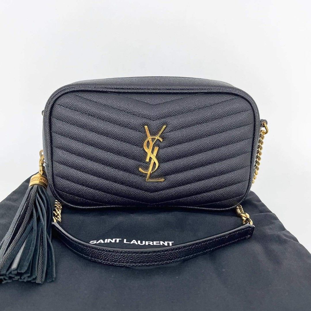 Black mini sales lou chain bag