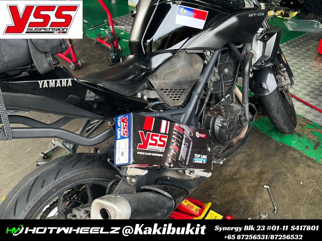 YSS TOP LINE REAR SUSPENSIONYAMAHA MT03/HONDA NC750X, Motorcycles