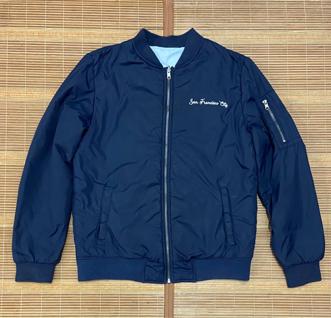 Zara reversible bomber jacket discount