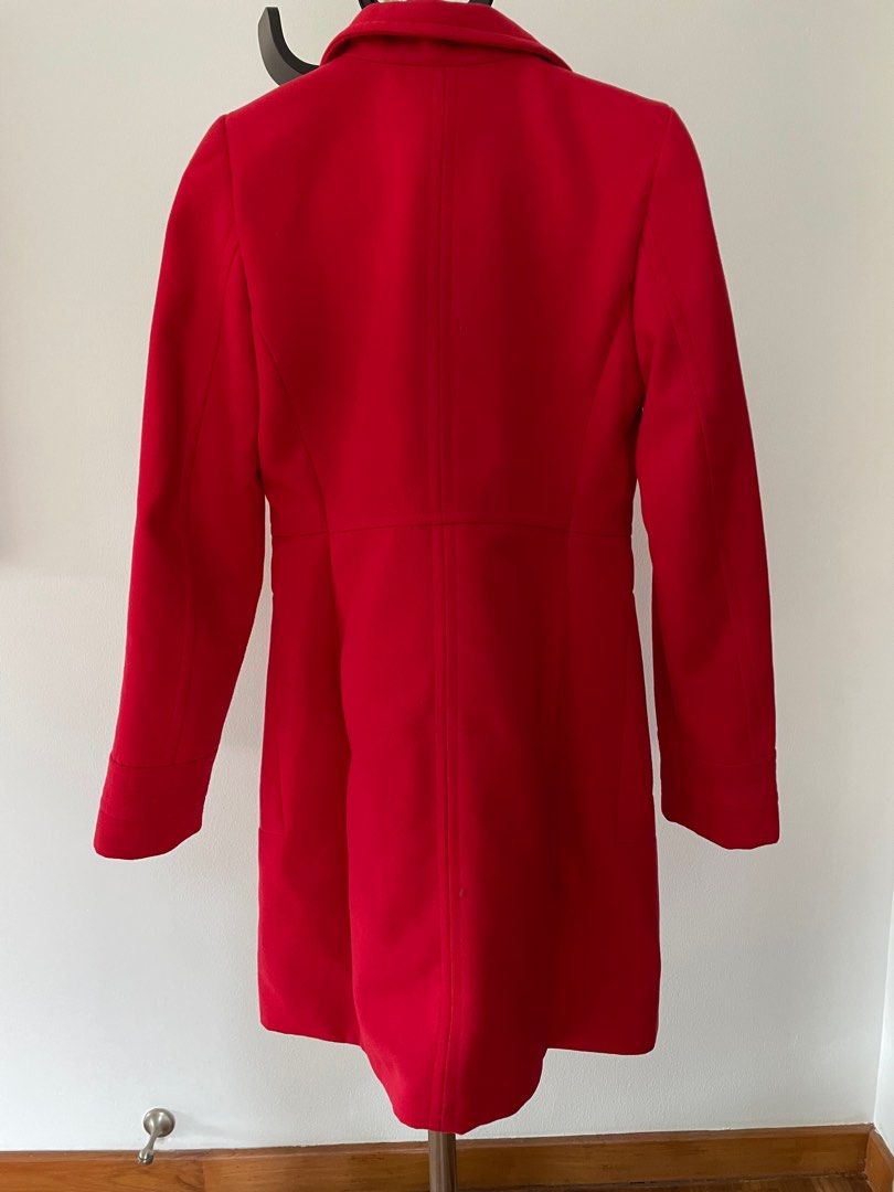Red coat womens zara 2025
