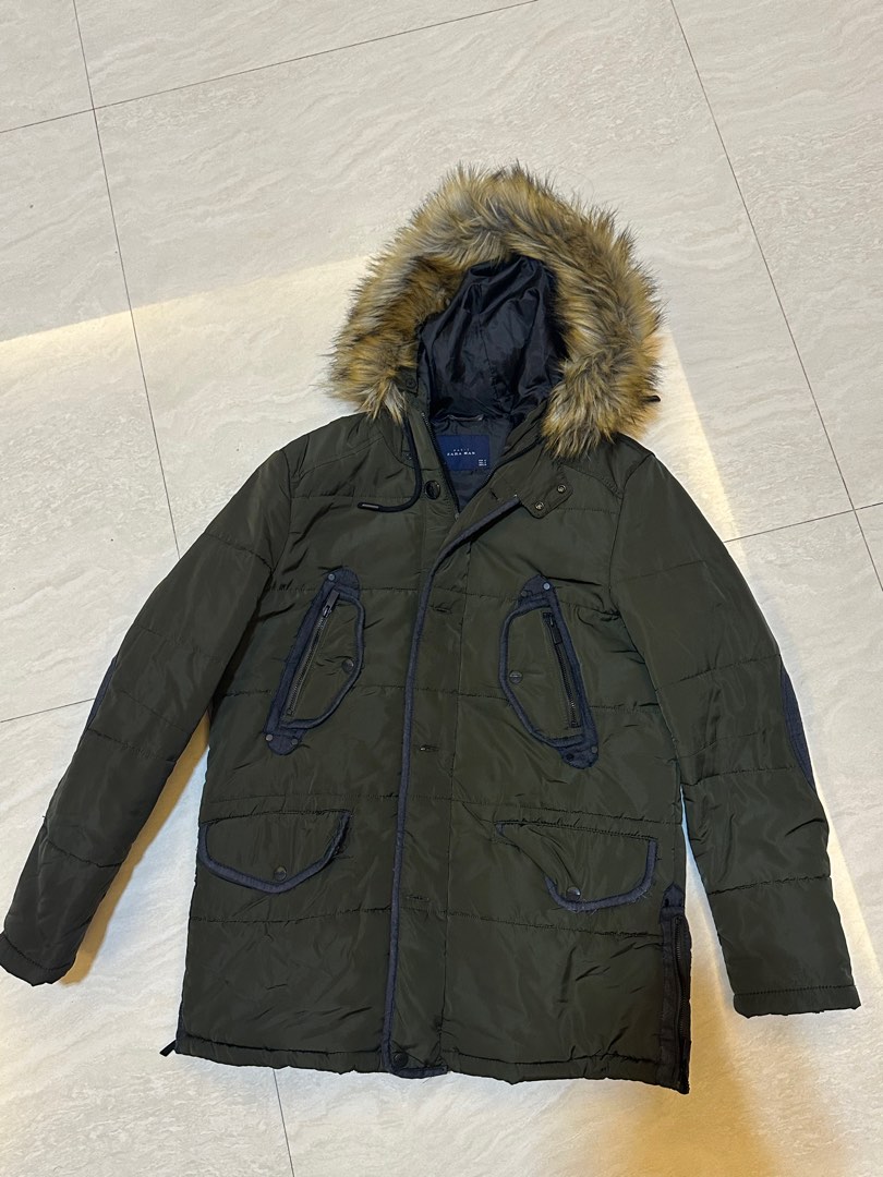 Parka zara homme top