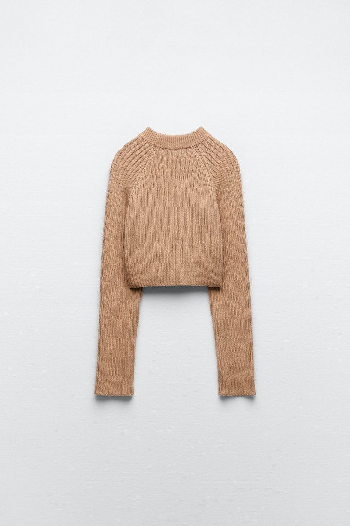 Zara Raglan Sweater, Women's Fashion, Tops, Others Tops on Carousell
