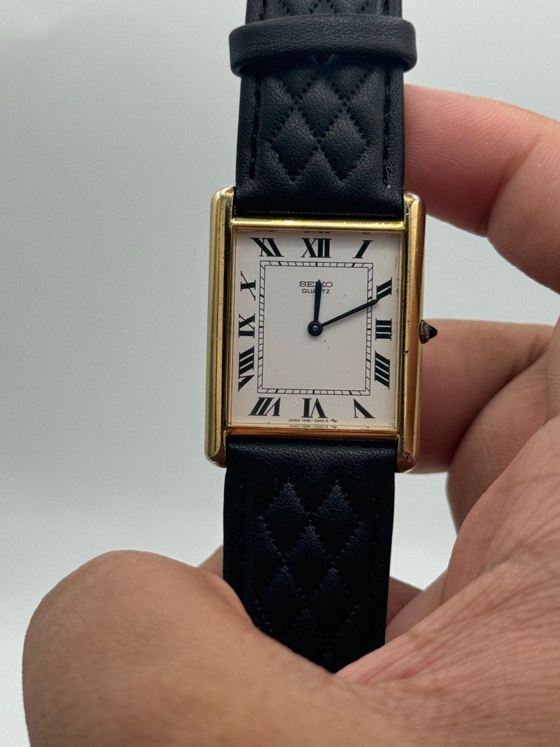 Seiko tank 7430 - 4000 スクエア ヴィンテージ Seiko Tank 7430-4000 – Turgay's Watches
