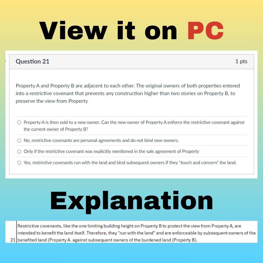 2024 REVISION QUESTIONS RES exam papers Real Estate Exam Singapore ...