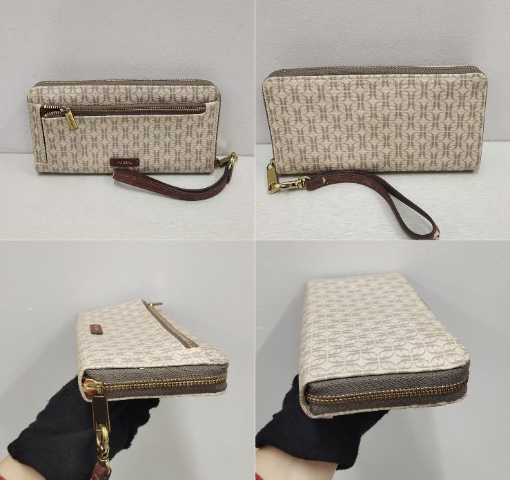 247005475 FOSSIL SLG LONG WALLET, Luxury, Bags & Wallets on Carousell