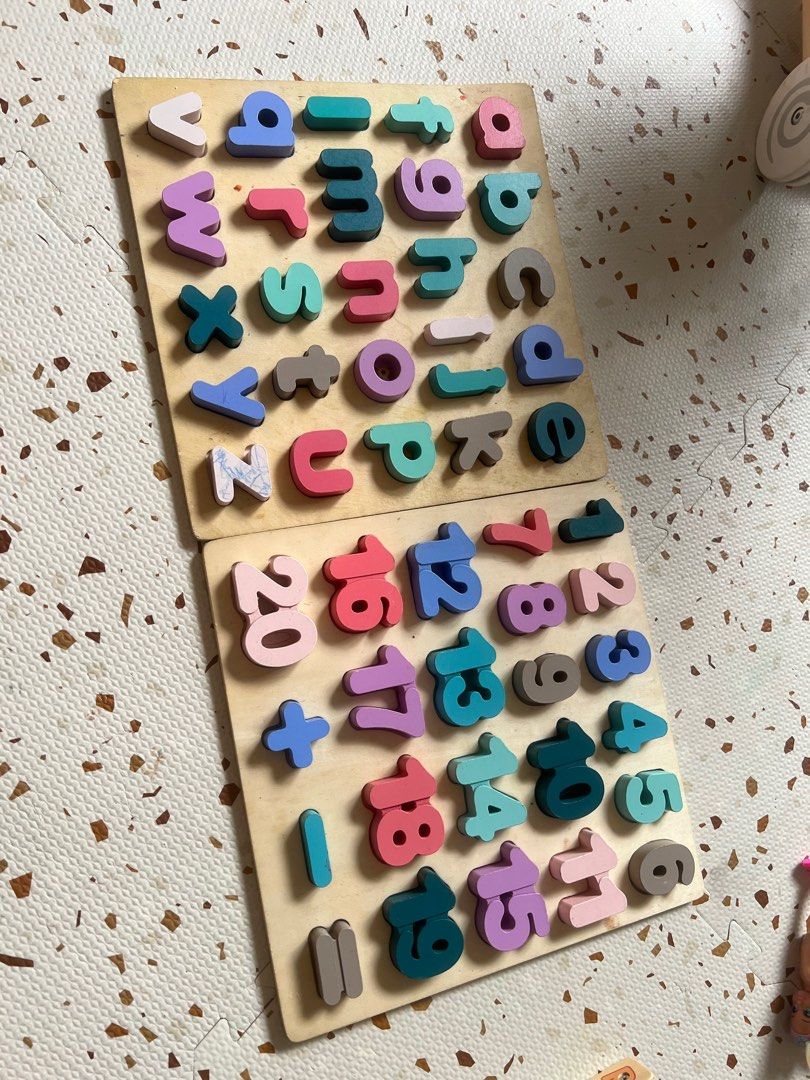 2 pcs wooden letter & alphabets (Category: Infant Playtime) located in Quezon City. Submitted by fayebree (Listing ID 1328466915, Image 1). Description: .