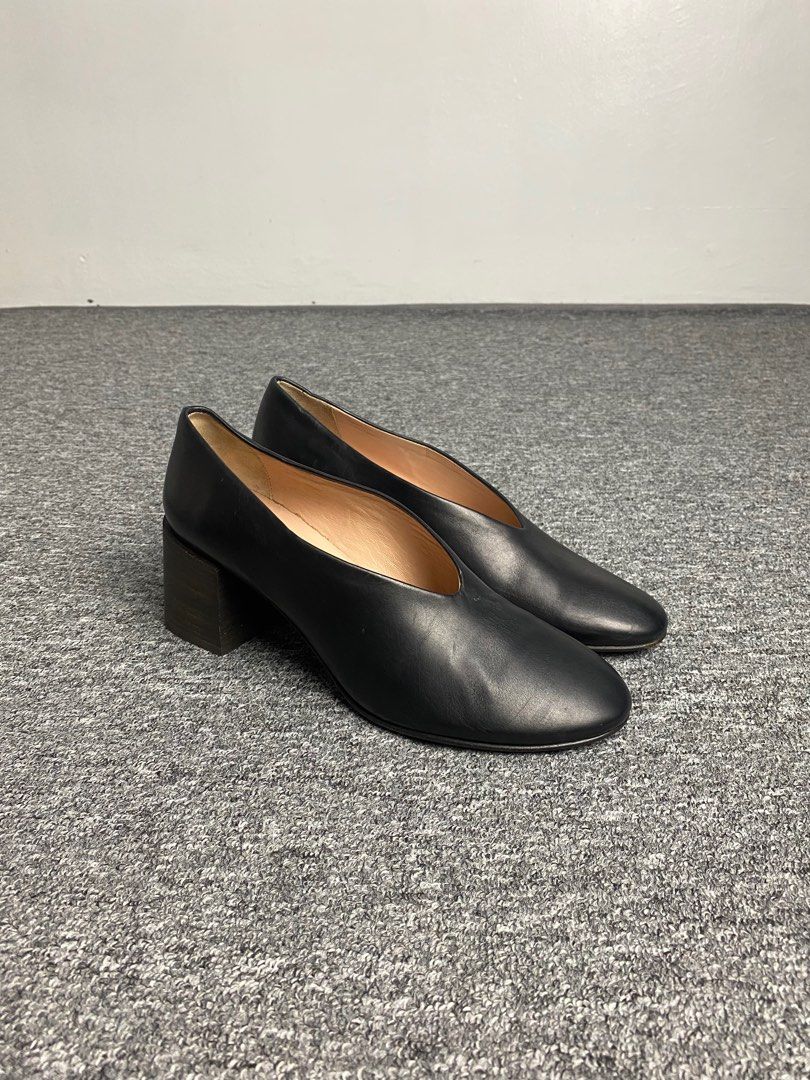 Acne Studios Sully Block Heel Pumps Women s Fashion Footwear Heels on Carousell