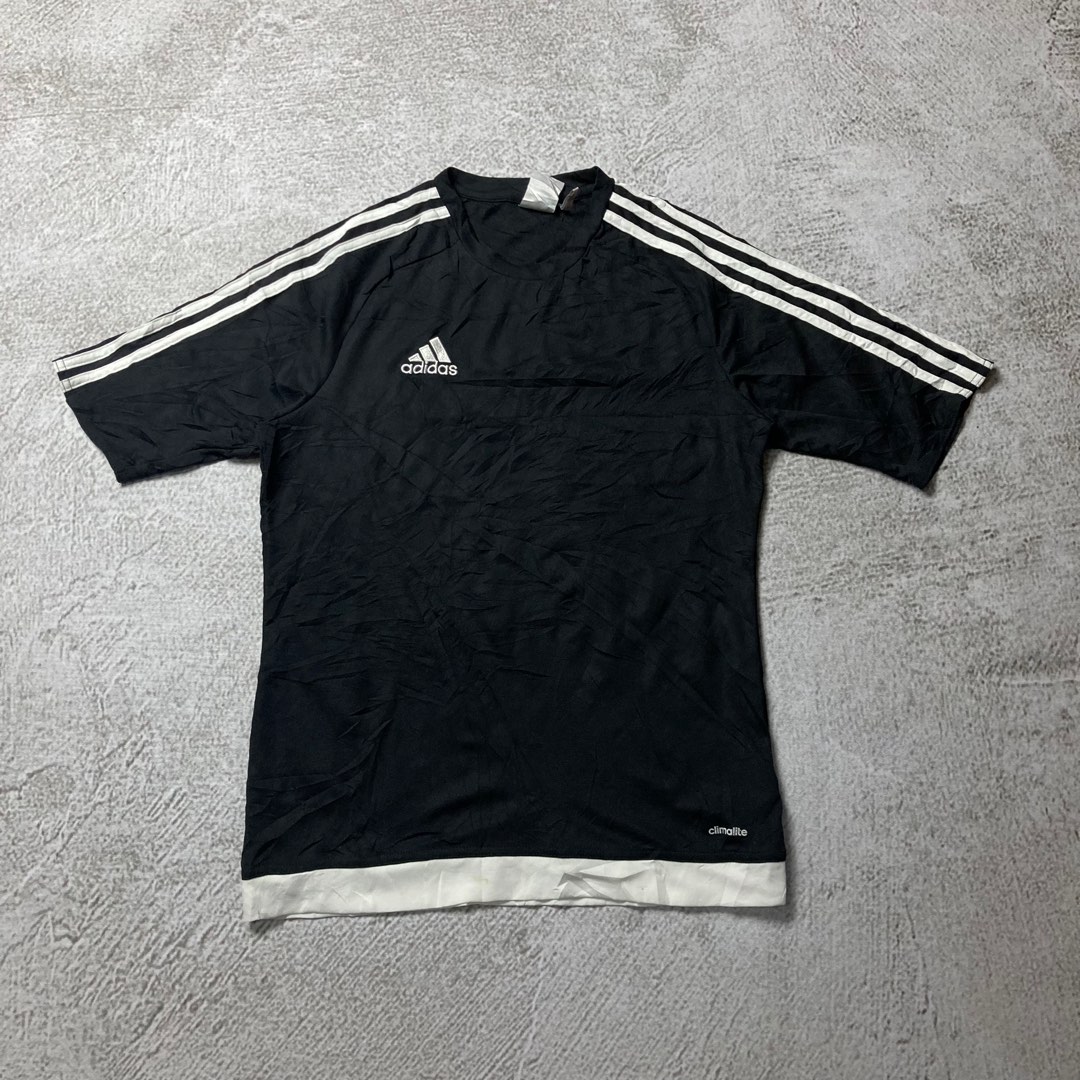Adidas Climalite Jersey Running Kaos Olahraga Fesyen Pria Pakaian Atasan di Carousell