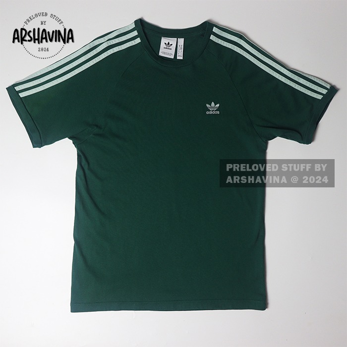 Adidas Originals 3 Stripes Tee Trefoil Original ED5956 Fesyen Pria Pakaian Atasan di Carousell