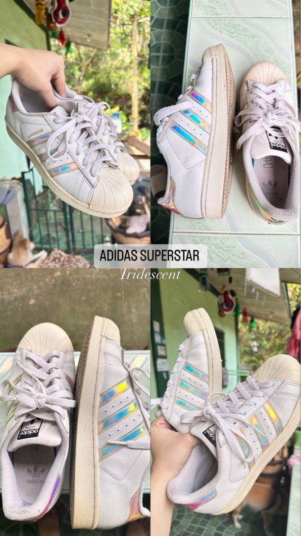 Adidas Superstar Iridescent [USED], Women's Fashion, Footwear, Sneakers on  Carousell