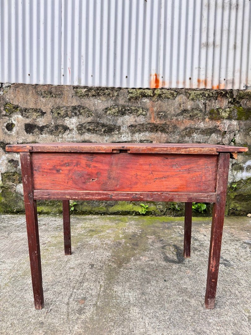 Antique Primitive Ilocos Altar Table (Category: Tables & Sets) located in Manila. Submitted by sinaunang_gamit (Listing ID 1328571602, Image 3). Description: Antique Primitive Ilocos Altar Table Length: 40.5 inches Height: 31 inches Width: 25 inches Provenance: Laoag, Ilocos Norte 18k.